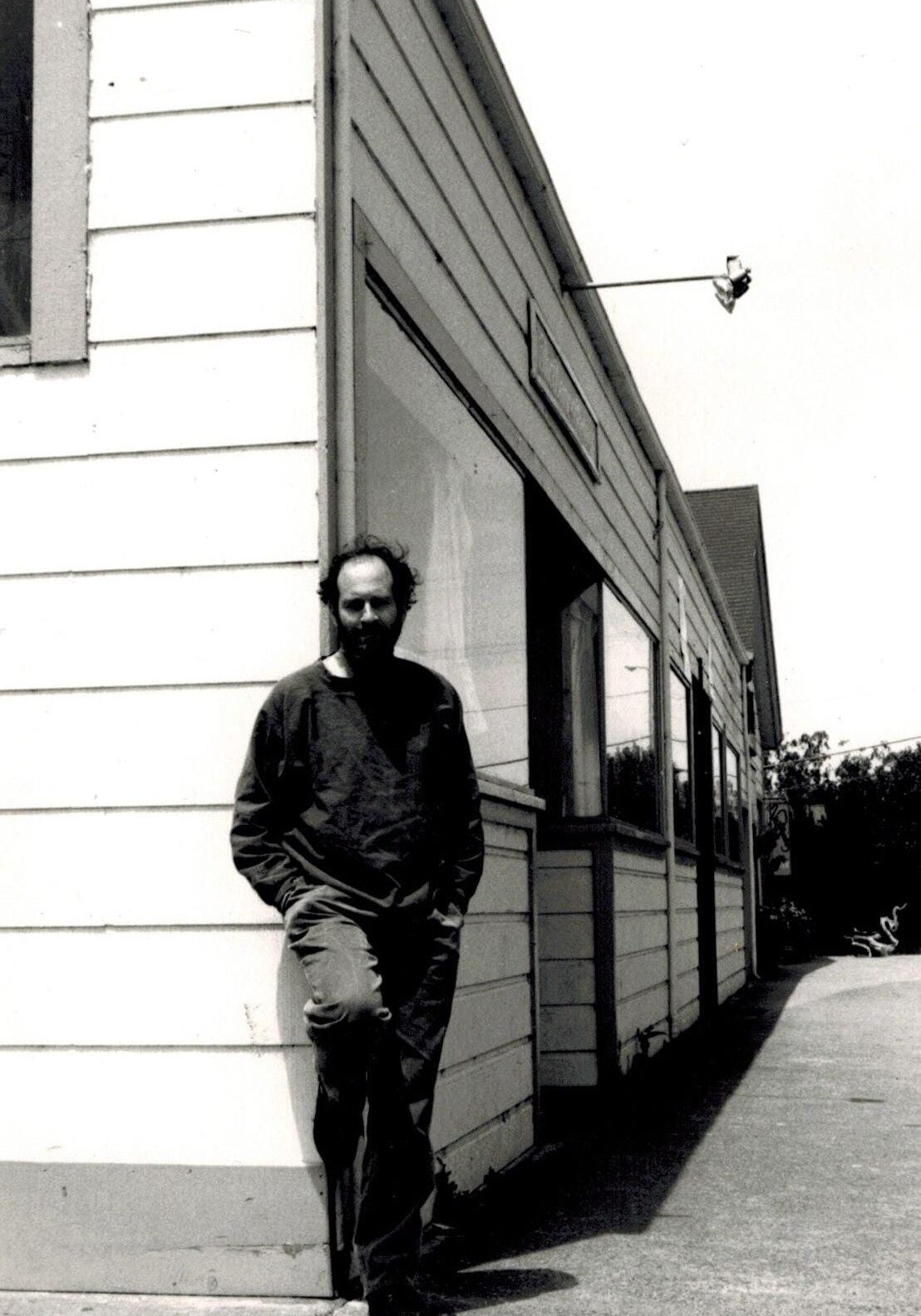 Joel Eis in Point Reyes Station, CA 1988, (photo, J. Brightwolf)